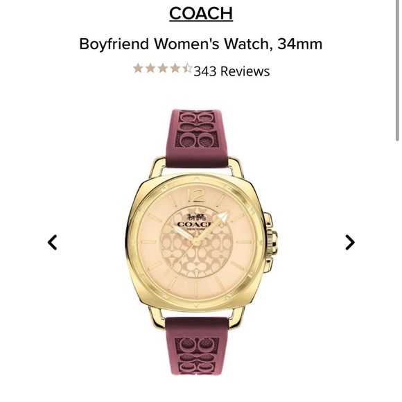 Coach Gold and Tan Timepiece - Picture 1 of 13